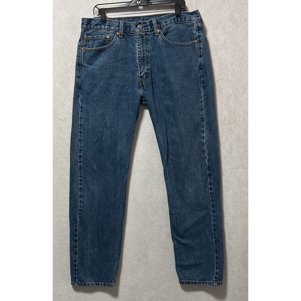 Levi Strauss & Co. Original Riveted Men's 505 Denim Blue Jeans Size 36W 32L